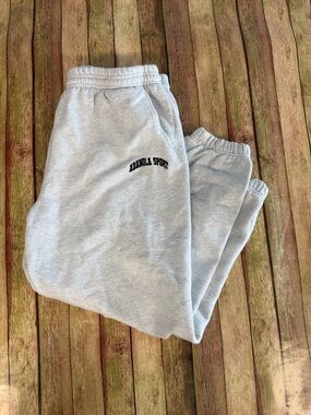 Adanola Sport AS Sweatpants | Light Grey Melange Fleece Joggers